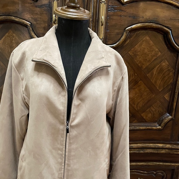 London Fog Suede All Weather Jacket, size M - Picture 1 of 10